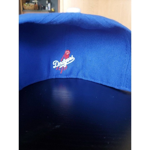 Los Angeles Dodgers Men's New Era 59FIFTY LA Logo MLB Baseball. 7 3/8 - Picture 4 of 10